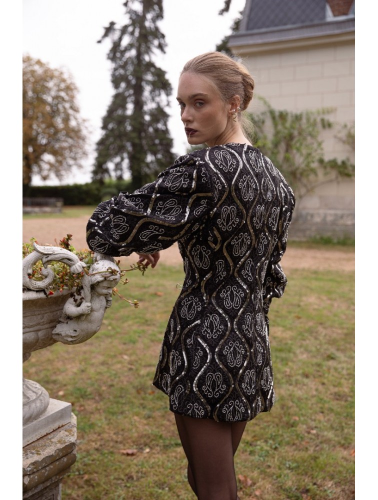 NIDODILEDA Juliette Blazer Dress Μα΄υρο Μπλέιζερ Φόρεμα LIMITED